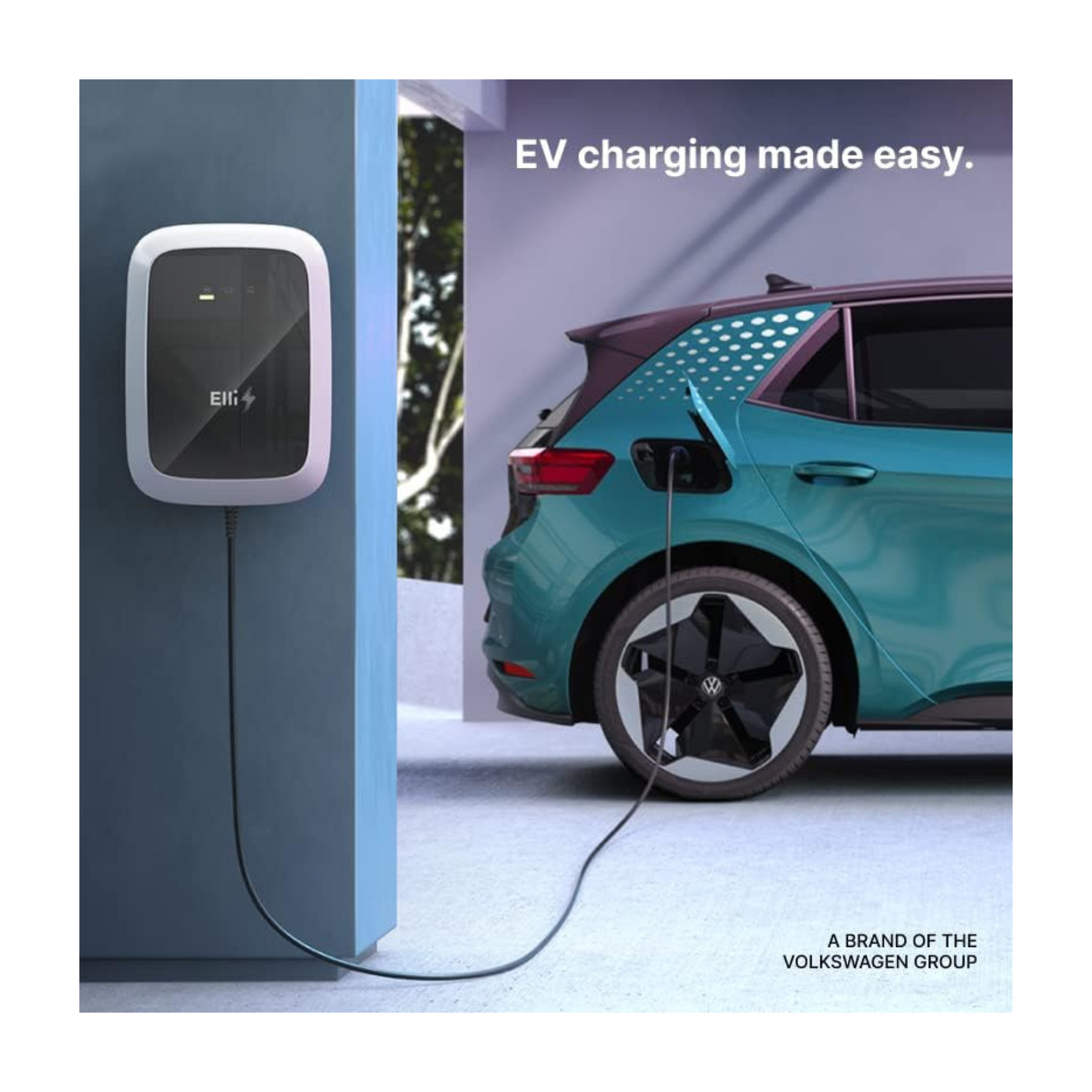 Elli Charger Connect Wallbox - 11 kW, 4,5 m Typ 2 Kabel, RFID, LAN/WLAN