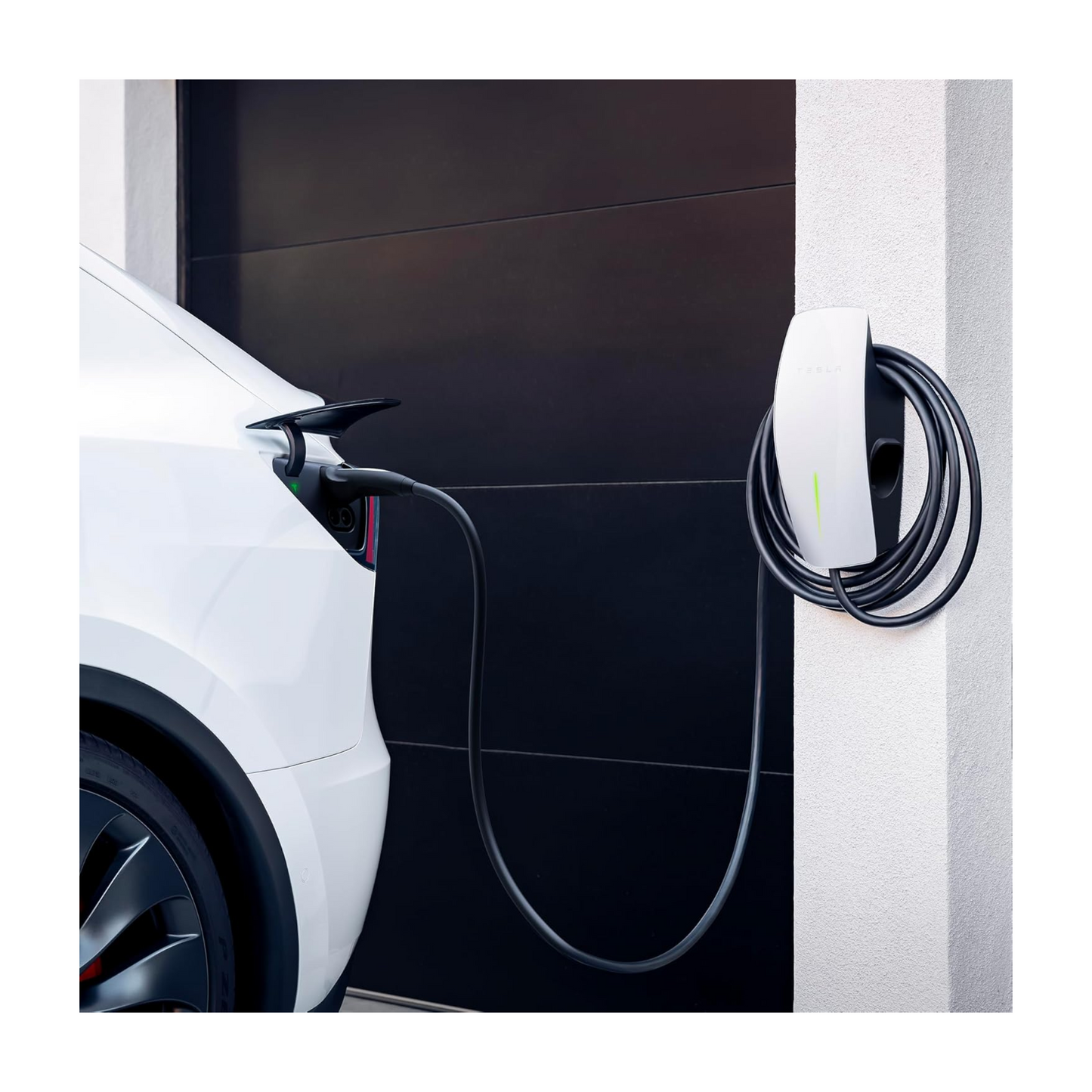 Tesla Wall Connector Gen 3 – 22 kW, Typ 2, 7,3 m Kabel, WLAN, IP44, Weiß