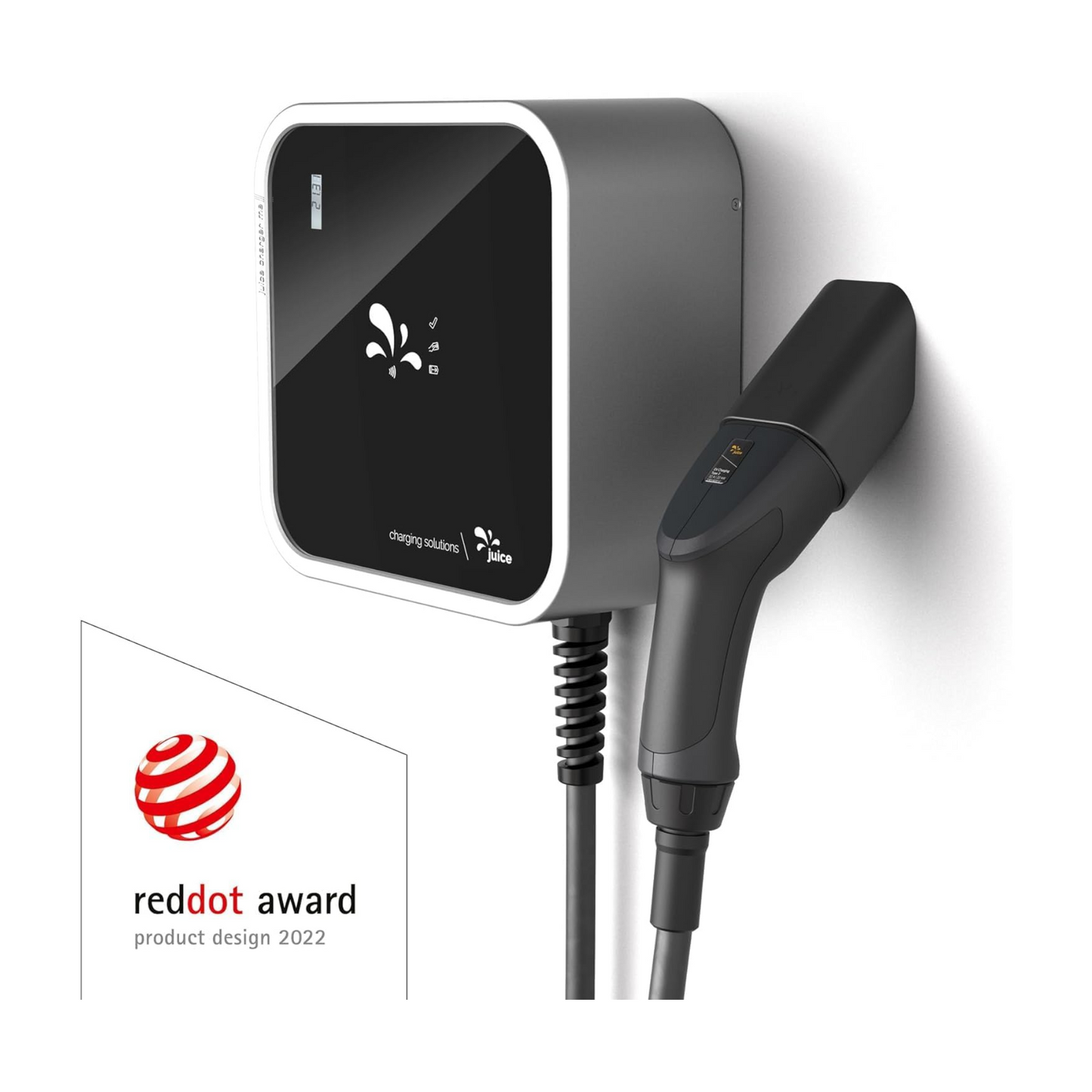 Juice Charger Me 3 – 11 kW & 22kW Wallbox, 5 m Typ‑2 Kabel, RFID, MID‑Zähler, LAN, WLAN