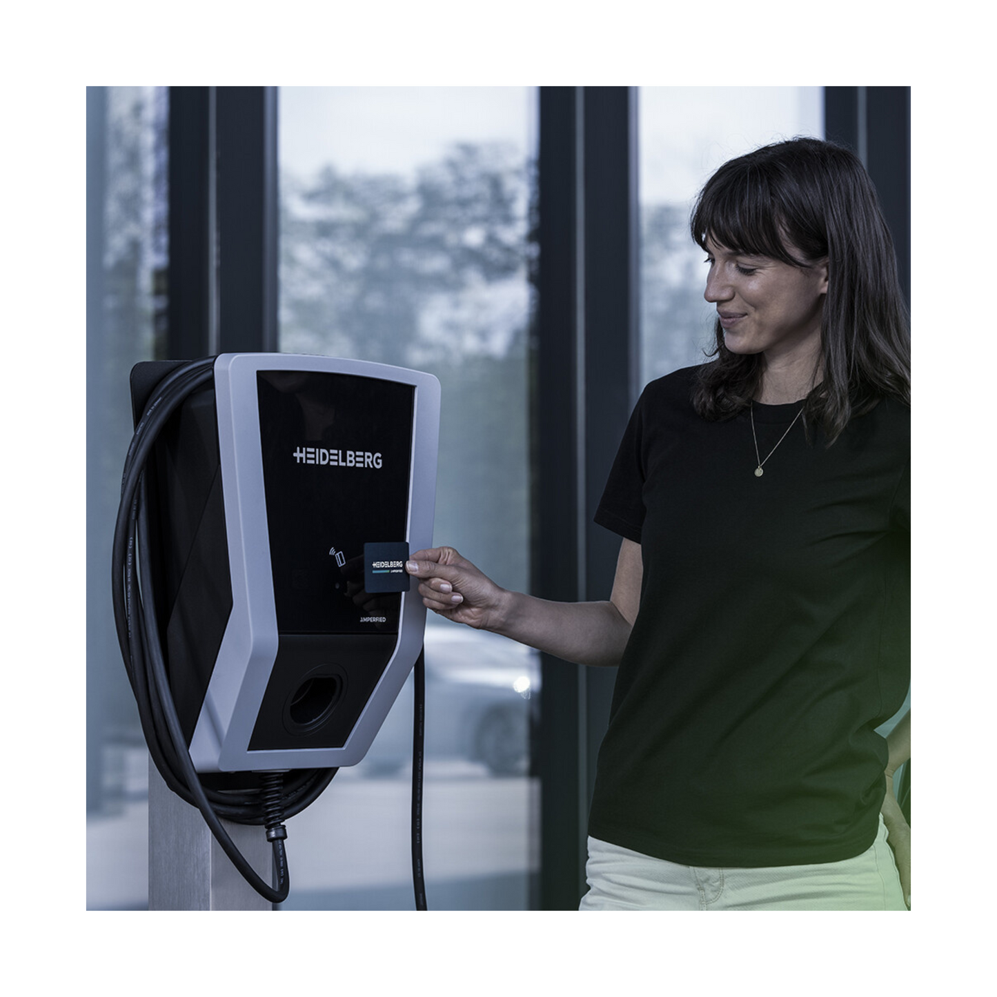 Heidelberg Wallbox connect.Home 11 kW (00.779.2963) – 7,5 m Kabel, RFID, App, §14a EnWG, IP54