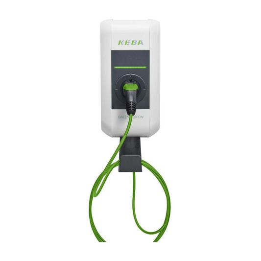 KEBA P30 Wallbox 121218 (a‑Serie) – 11 kW, 6 m Kabel, Typ 2, IP54, Basisversion ohne LAN/RFID