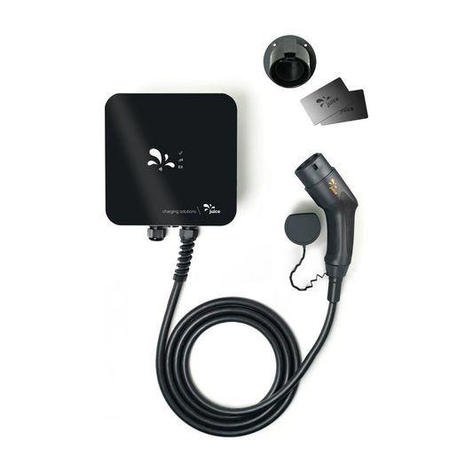 Juice Charger Me 3 – 11 kW Wallbox, 5 m Typ‑2 Kabel, RFID, MID‑Zähler, LAN