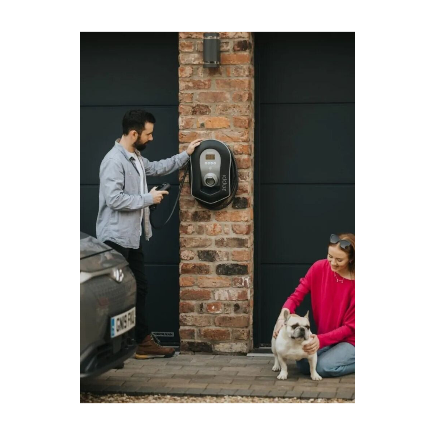 myenergi zappi v2.1 Wallbox 11/22 kW – Typ 2 Buchse (ohne Kabel) – Weiß – PV-Überschussladen, WLAN/LAN