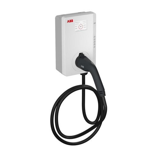 ABB Terra AC Wallbox 11kW/22kW TAC-W22-G5-RD-MC-0 inkl. 5m Typ-2 Ladekabel – RFID | LAN+WLAN+SIM+BT | MID
