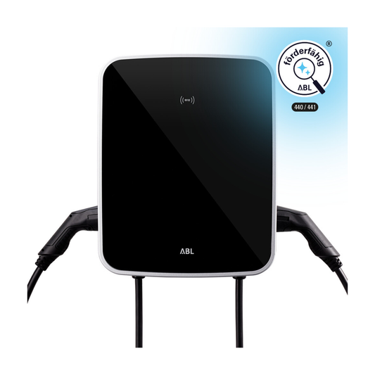 ABL eMH3 Twin 3W2254P Slave – 22 kW (2×11 kW), 6m Kabel, RFID, MID, reev Dashboard Pro